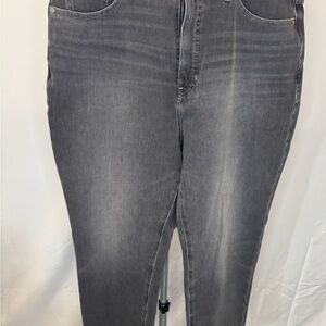 Banana Republic Ultra High-Rise Gray Denim